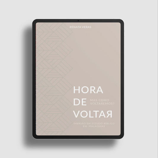 Capa - Hora de Voltar (e-book)